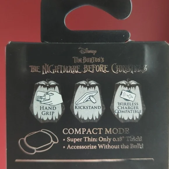 DISNEY©️ The Nightmare Before Christmas Super Slim Pop-Up Phone Grip - Picture 4 of 5